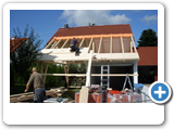 Dachstuhl auf Garage und Carport Bv. Kindsvater in Oberneuch