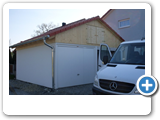 Garagendachstuhl im Mai 2010 in Greifenberg