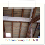 Dachsanierung mit Pfettenverstärkung in München Vossstr.13