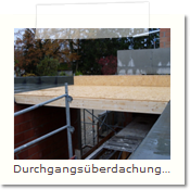 Durchgangsüberdachung in Gräfelfing Freihamerstr.19