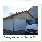 Garagendachstuhl im Mai 2010 in Greifenberg