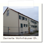 Sanierte Wohnhäuser Ehrenbürgstr.25-31 in Aubing im Herbst 2
