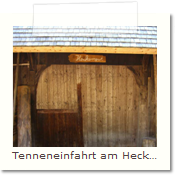 Tenneneinfahrt am Heckenhaus am Rohrhardsberg